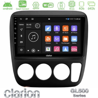 Clarion GL500 Series 8Core Android ClarionOS 4+64GB  Honda CRV 1997-2001 Navigation Multimedia Tablet 9