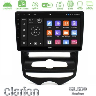 Clarion GL500 Series 8Core Android ClarionOS 4+64GB Hyundai ix20 2010-2020 (MANUAL A/C) Navigation Multimedia Tablet 10