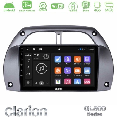 Clarion GL500 Series 8Core Android ClarionOS 4+64GB  Toyota RAV4 2001 - 2006 Navigation Multimedia Tablet 9