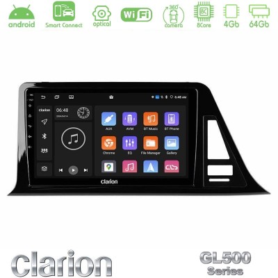 Clarion GL500 Series 8Core Android ClarionOS 4+64GB  Toyota CH-R Navigation Multimedia Tablet 9