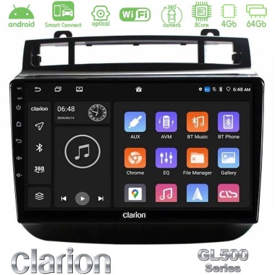 Clarion GL500 Series 8Core Android ClarionOS 4+64GB VW Touareg 2011-2018 Navigation Multimedia Tablet 9