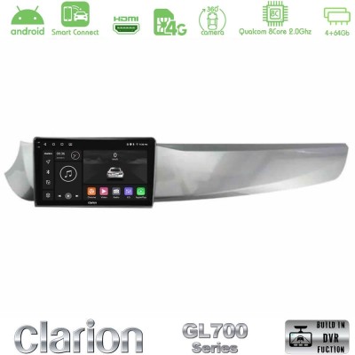 Clarion GL700 QUALCOMM Series Alfa Romeo Giulietta 2010-2014 8Core Android ClarionOS 4+64GB Navigation Multimedia Tablet 9