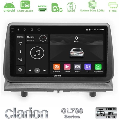 Clarion GL700 QUALCOMM Series Dodge Nitro 2007-2011 8Core Android ClarionOS 4+64GB Navigation Multimedia Tablet 9