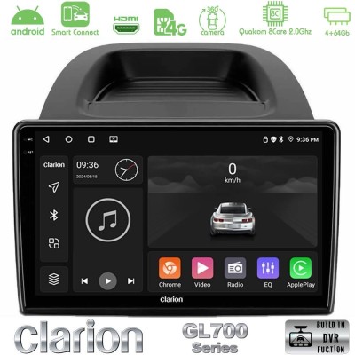 Clarion GL700 QUALCOMM Series 8Core Android ClarionOS 4+64GB Ford Ecosport 2018-2020 Navigation Multimedia Tablet 10