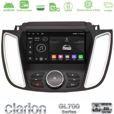 Clarion GL700 QUALCOMM Series 8Core Android ClarionOS 4+64GB Ford Kuga/C-Max 2013-2019 Navigation Multimedia Tablet 9
