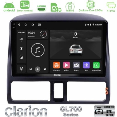 Clarion GL700 QUALCOMM Series 8Core Android ClarionOS 4+64GB Honda CRV 2002-2006 Navigation Multimedia Tablet 9