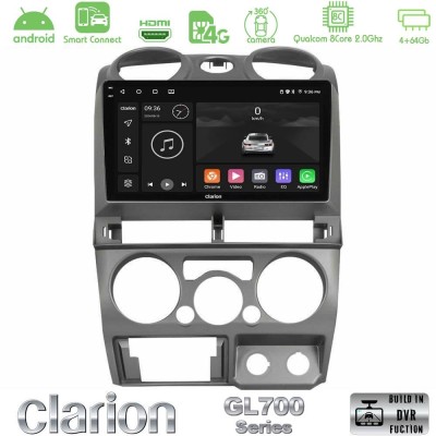 Clarion GL700 QUALCOMM Series 8Core Android ClarionOS 4+64GB Isuzu D-Max 2007-2011 Navigation Multimedia Tablet 9