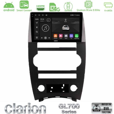 Clarion GL700 QUALCOMM Series 8Core Android ClarionOS 4+64GB Jeep Commander 2007-2008 Navigation Multimedia Tablet 9