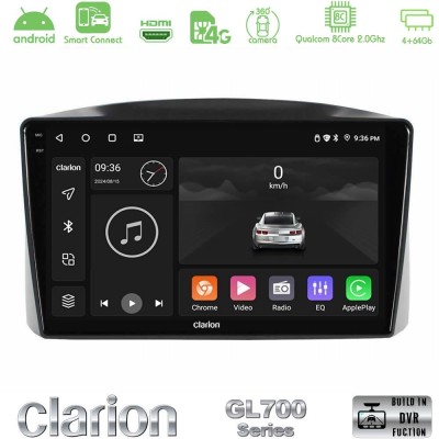 Clarion GL700 QUALCOMM Series Jeep Grand Cherokee 2005-2007 8Core Android ClarionOS 4+64GB Navigation Multimedia Tablet 10