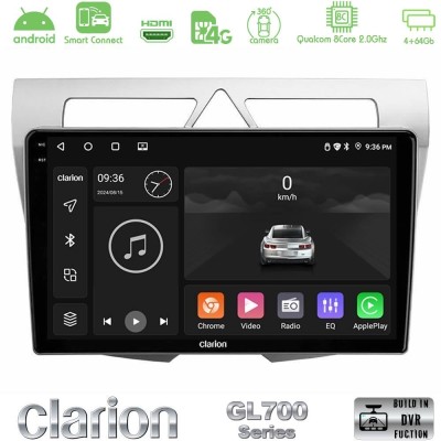 Clarion GL700 QUALCOMM Series 8Core Android ClarionOS 4+64GB Kia Picanto Navigation Multimedia Tablet 9