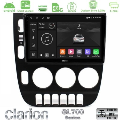 Clarion GL700 QUALCOMM Series 8Core Android ClarionOS 4+64GB Mercedes ML Class (W163) 1998-2005 Navigation Multimedia Tablet 9