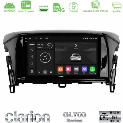 Clarion GL700 QUALCOMM Series 8Core Android ClarionOS 4+64GB Mitsubishi Eclipse Cross Navigation Multimedia Tablet 9