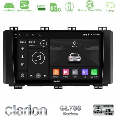 Clarion GL700 QUALCOMM Series 8Core Android ClarionOS 4+64GB Seat Ateca 2017-2021 Navigation Multimedia Tablet 9