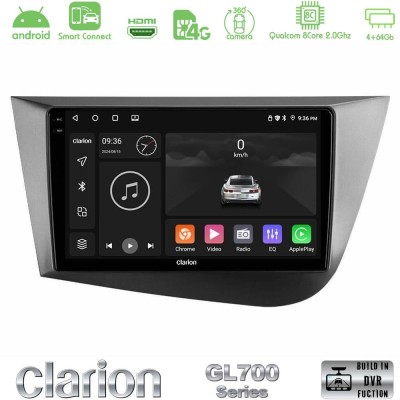 Clarion GL700 QUALCOMM Series 8Core Android ClarionOS 4+64GB Seat Leon Navigation Multimedia Tablet 9