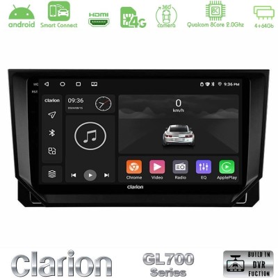 Clarion GL700 QUALCOMM Series 8Core Android ClarionOS 4+64GB Seat Arona/Ibiza Navigation Multimedia Tablet 9