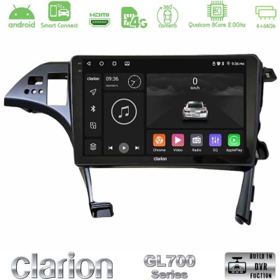 Clarion GL700 QUALCOMM Series 8Core Android ClarionOS 4+64GB Toyota Prius 2010-2015 Navigation Multimedia Tablet 10