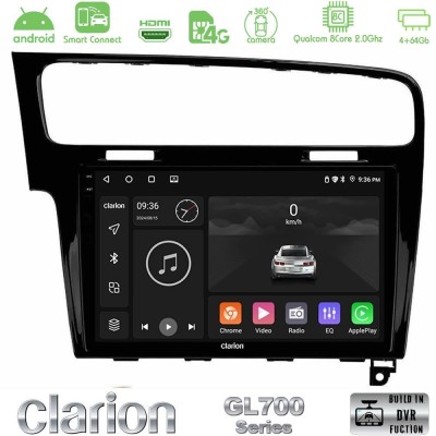 Clarion GL700 QUALCOMM Series 8Core Android ClarionOS 4+64GB VW GOLF 7 Navigation Multimedia Tablet 10