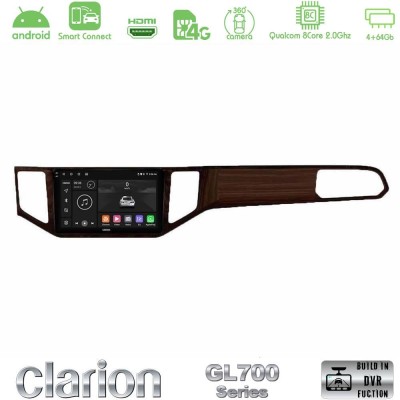 Clarion GL700 QUALCOMM Series 8Core Android ClarionOS 4+64GB VW Sportsvan 2014-2020 Navigation Multimedia Tablet 9