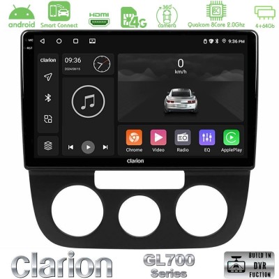 Clarion GL700 QUALCOMM Series 8Core Android ClarionOS 4+64GB VW Jetta Navigation Multimedia Tablet 10