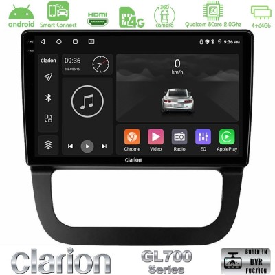 Clarion GL700 QUALCOMM Series 8Core Android ClarionOS 4+64GB VW Jetta Navigation Multimedia Tablet 10