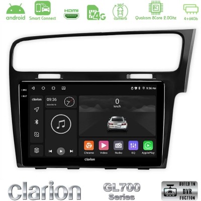 Clarion GL700 QUALCOMM Series 8Core Android ClarionOS 4+64GB VW GOLF 7 RHD Navigation Multimedia Tablet 10