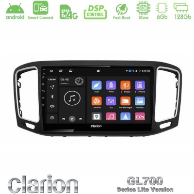 Clarion GL700 Lite Series 8Core Android ClarionOS 6+128GB VW Sharan 2010-2015 Navigation Multimedia Tablet 9