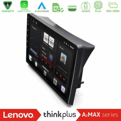 Lenovo Thinkplus A2MAX Series 8Core Android15 4+64GB Opel Vivaro/Renault Trafic/Nissan Primastar Navigation Multimedia Tablet 10