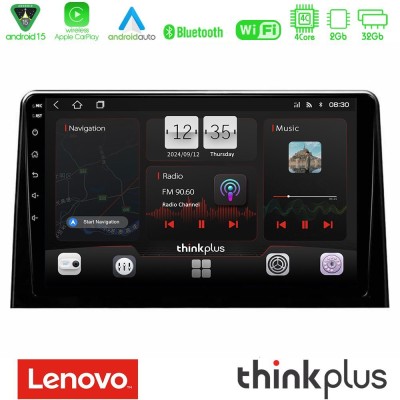 Lenovo Thinkplus Series 4Core Android15 2+32GB  Peugeot Partner / Citroën Berlingo 2020-> Navigation Multimedia Tablet 10