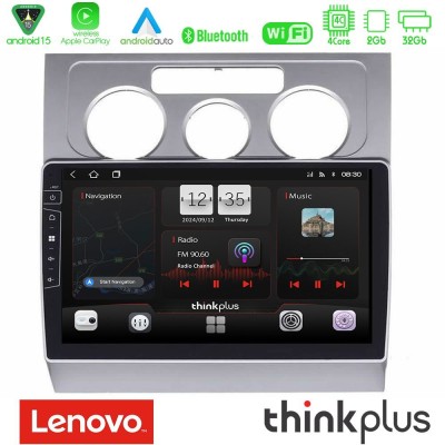 Lenovo Thinkplus Series 4Core Android15 2+32GB  VW Touran 2003-2011 Navigation Multimedia Tablet 10