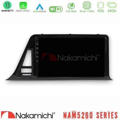 Nakamichi NAM5260 Series 4Core Android13 4+64GB Toyota CH-R RHD Navigation Multimedia Tablet 9