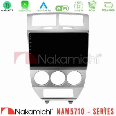 Nakamichi NAM5710 Series 8Core Android13 4+64GB  Dodge Caliber 2006-2011 Navigation Multimedia Tablet 10