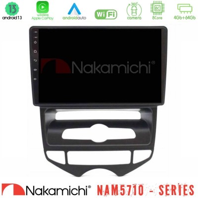 Nakamichi NAM5710 Series 8Core Android13 4+64GB Hyundai ix20 2010-2020 (AUTO A/C) Navigation Multimedia Tablet 10