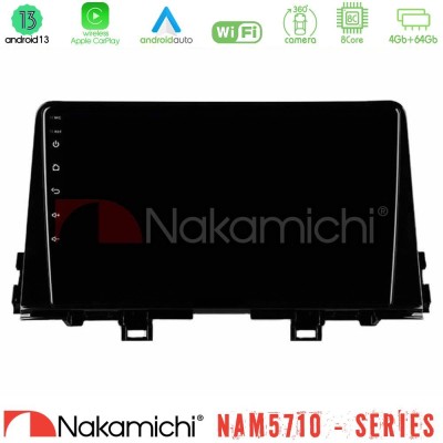Nakamichi NAM5710 Series 8Core Android13 4+64GB  Kia Picanto 2017-2021 Navigation Multimedia Tablet 9