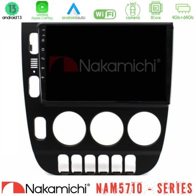 Nakamichi NAM5710 Series 8Core Android13 4+64GB Mercedes ML Class (W163) 1998-2005 Manual AC Navigation Multimedia Tablet 9