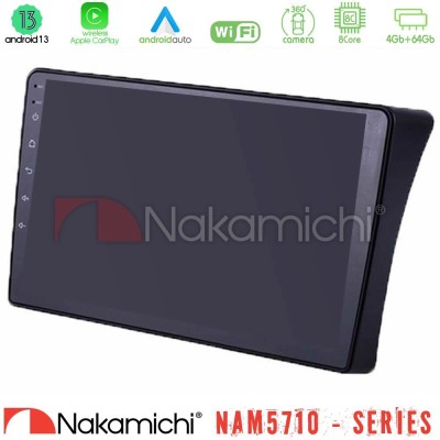 Nakamichi NAM5710 Series 8Core Android13 4+64GB  Nissan Navara D40 Navigation Multimedia Tablet 9