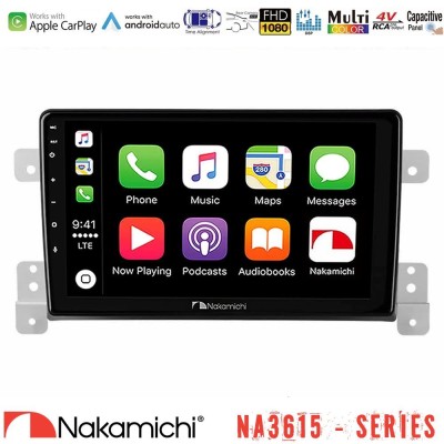 Nakamichi NA3615 Series Με Wireless Carplay & Android Auto  Suzuki Grand Vitara Media Station Tablet 9