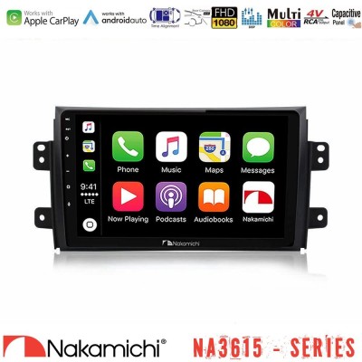 Nakamichi NA3615 Series Με Wireless Carplay & Android Auto  Suzuki SX4 2006-2014 Fiat Sedici 2006-2014 Media Station Tablet 9