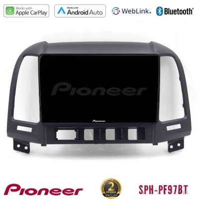 Pioneer SPH-PF97BT Series Hyundai Santa Fe 2006-2013 Multimedia Station 9