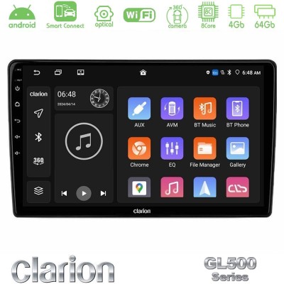Clarion GL500 Series 8Core Android ClarionOS 4+64GB  Alfa Romeo 159/Brera/Spider Navigation Multimedia Tablet 9