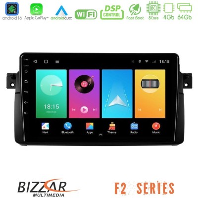 Bizzar F2 Series 8Core Android16 4+64GB  BMW E46 Navigation Multimedia Tablet 9
