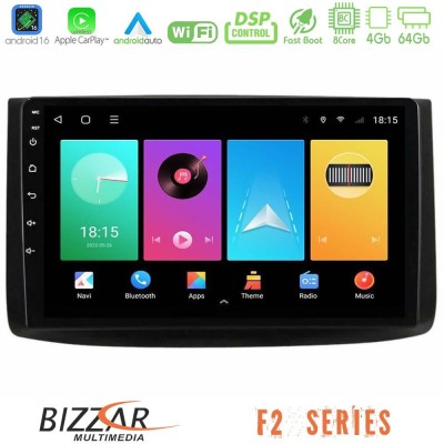 Bizzar F2 Series 8Core Android16 4+64GB  Chevrolet Aveo 2006-2010 Navigation Multimedia Tablet 9