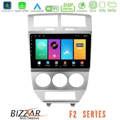 Bizzar F2 Series 8Core Android16 4+64GB  Dodge Caliber 2006-2011 Navigation Multimedia Tablet 10