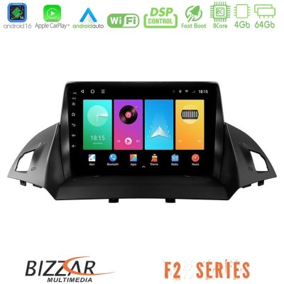 Bizzar F2 Series 8Core Android16 4+64GB  Ford C-Max/Kuga Navigation Multimedia Tablet 9