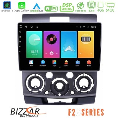 Bizzar F2 Series 8Core Android16 4+64GB  Ford Ranger/Mazda BT50 Navigation Multimedia Tablet 9