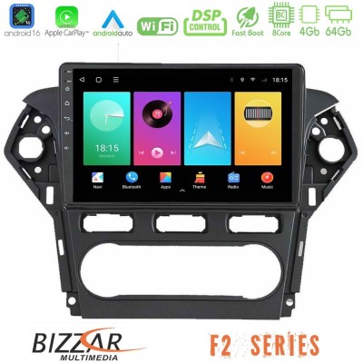 Bizzar F2 Series 8Core Android16 4+64GB  Ford Mondeo 2011-2014 Navigation Multimedia Tablet 10