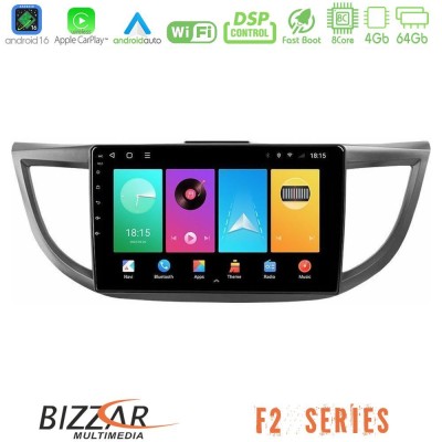 Bizzar F2 Series 8Core Android16 4+64GB  Honda CRV 2012-2017 Navigation Multimedia Tablet 9