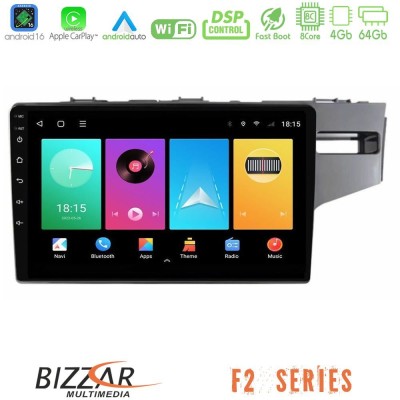 Bizzar F2 Series 8Core Android16 4+64GB Honda Jazz 2013-2020 RHD Navigation Multimedia Tablet 9