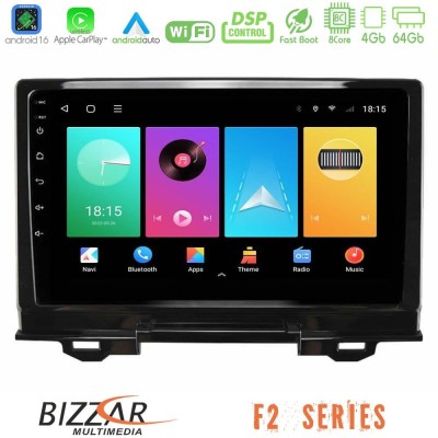 Bizzar F2 Series 8Core Android16 4+64GB  Honda HR-V 2021-> Navigation Multimedia Tablet 9