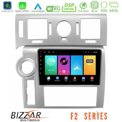 Bizzar F2 Series 8Core Android16 4+64GB  Hummer H2 2008-2009 Navigation Multimedia Tablet 9