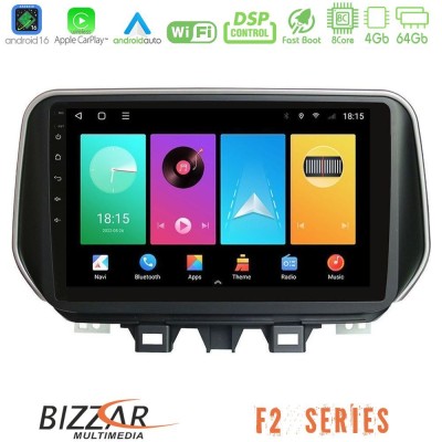 Bizzar F2 Series 8Core Android16 4+64GB  Hyundai ix35 Navigation Multimedia Tablet 10